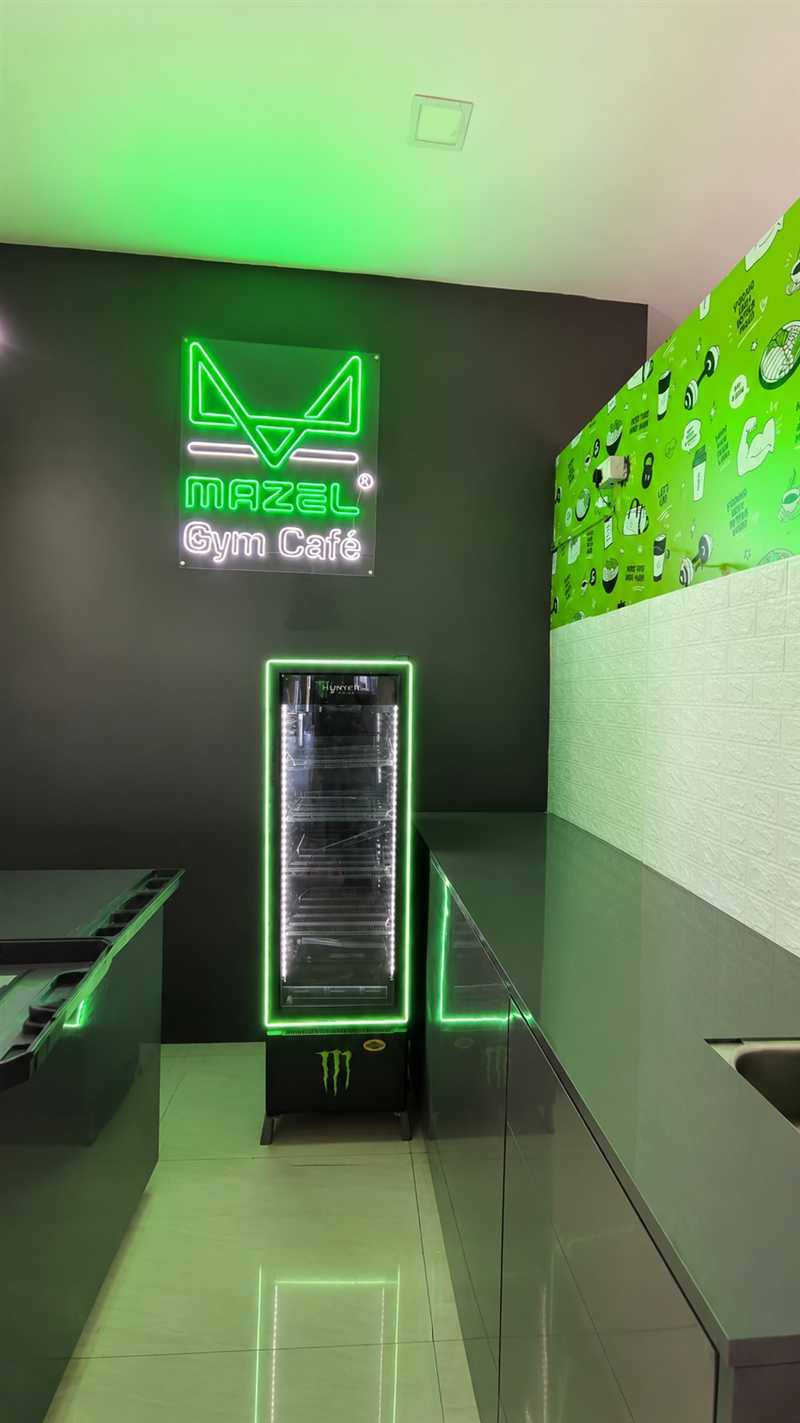 Mazel Gym Cafe Interior